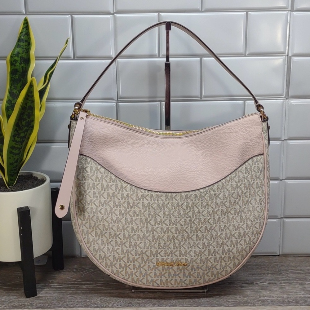 Michael Kors Large Dover Crossbody in Powder Blush! EUC! - Picture 1 of 13